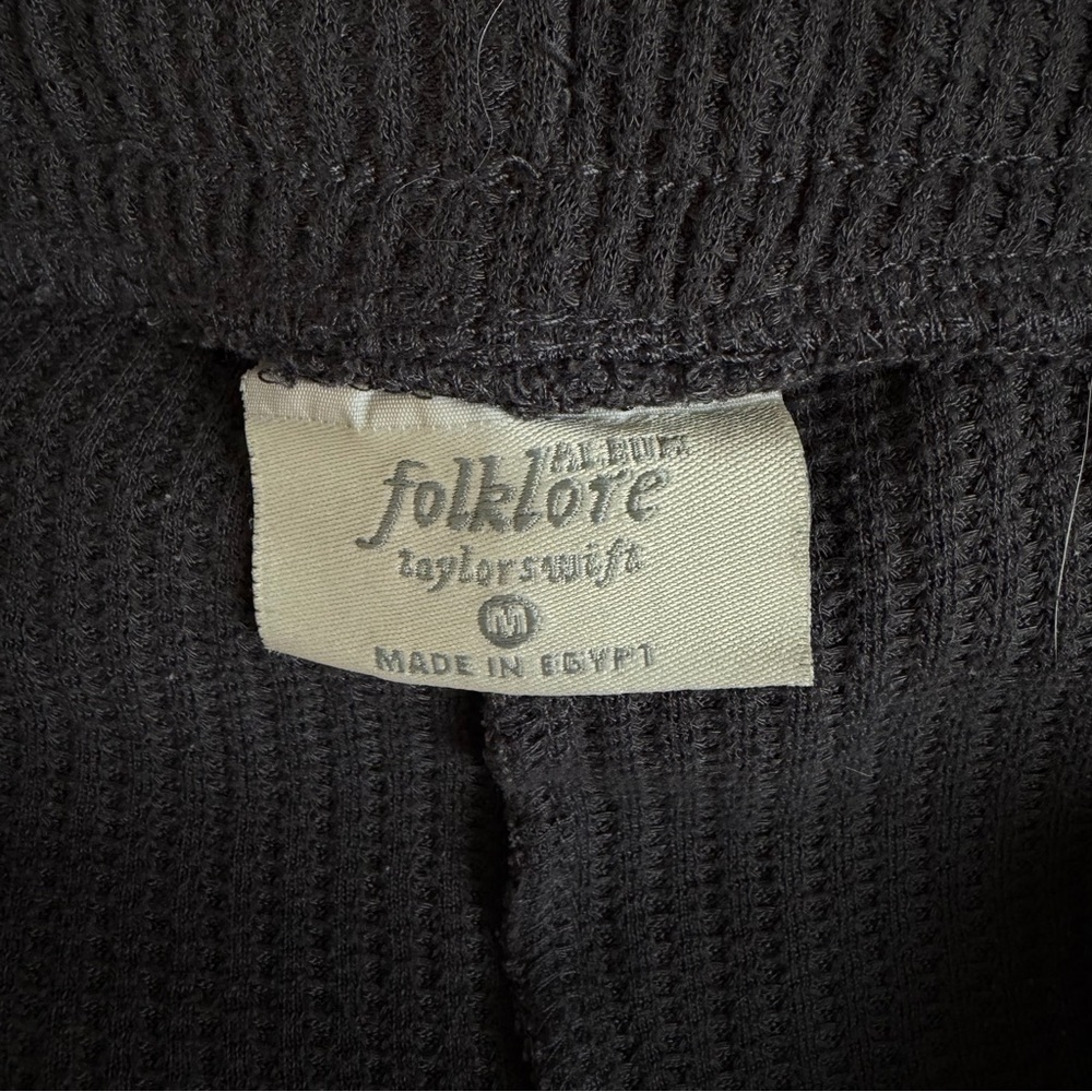 Taylor Swift Folklore Gray Thermal Pajama Pants Size Medium 36153 - Picture 6 of 11